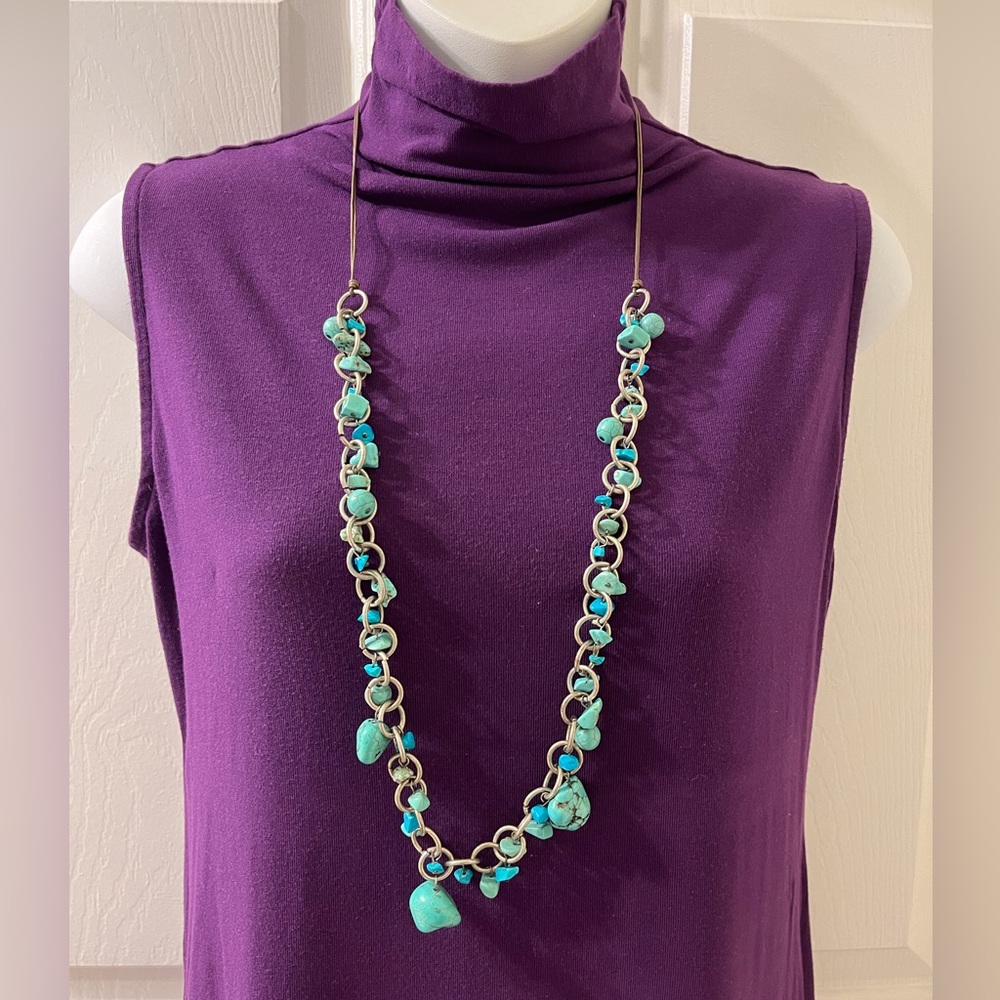 Beautiful Turquoise Long Necklace